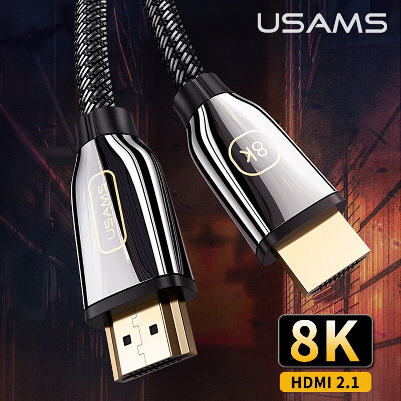 USAMS-HD 8K HDMI ȣȯ 2.1 , 48Gbps K/60Hz 4K/120Hz  ̺ Ʈ TV ڽ ÷ PS5 PS4  й